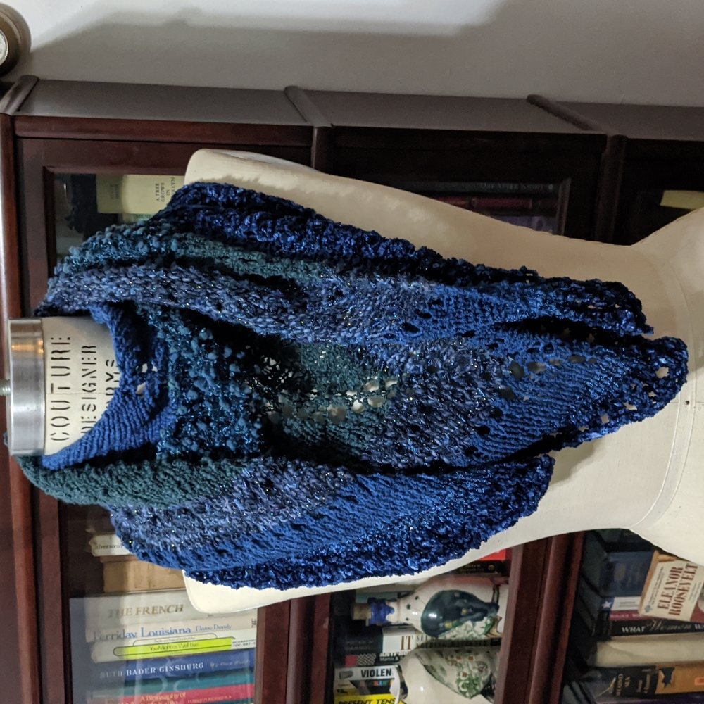 Hand Knit Shawl/wrap